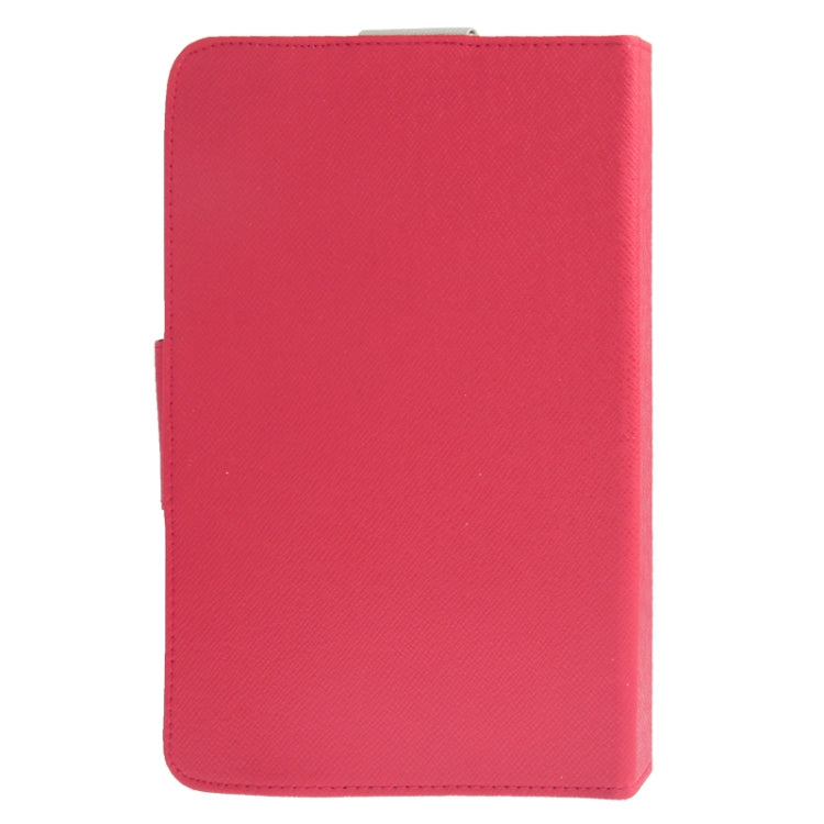Cross Texture Leather Case with Elastic Hand Strap & Holder for 9 inch Tablet PC (Used for S-WMC-1504, S-WMC-1523, S-WMC-0296W, S-WMC-0956W ,S-WMC-0956B, S-WMC-0929R),