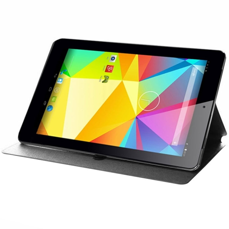 Silk Texture Horizontal Flip Leather Case with Holder for Cube U31GT Talk10