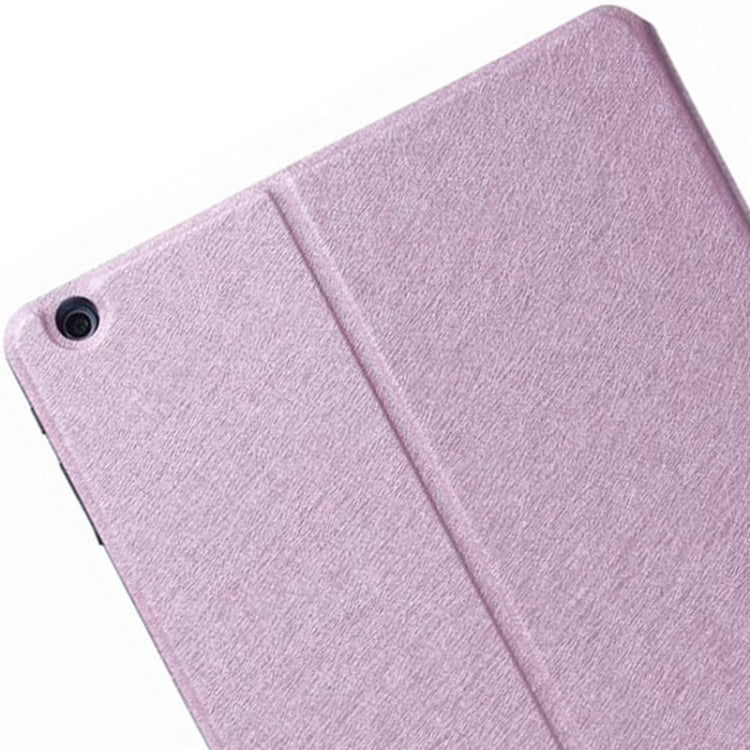 Silk Texture Horizontal Flip Leather Case with Holder for Cube U31GT Talk10