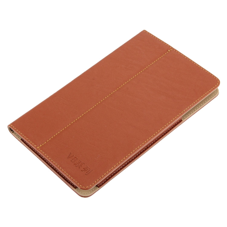 Bark Texture Horizontal Flip Leather Case with Holder for ONDA V820w / V820W CH / New V820 / V801s (S-WMC-0500W /S-WMC-2388 / WMC0668J / S-WMC-1242S)(Brown)