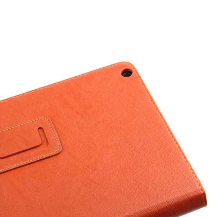 Bark Texture Leather Case with Holder for Teclast X10HD (S-WMC-0900)(Brown)