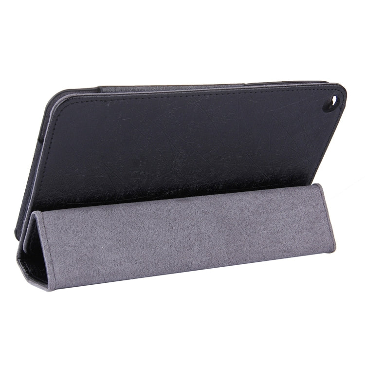 Steel Wire Texture Magnetic Horizontal Flip Leather Case with Three-Folding Holder for Huawei MediaPad T1 7.0 / T1-701u
