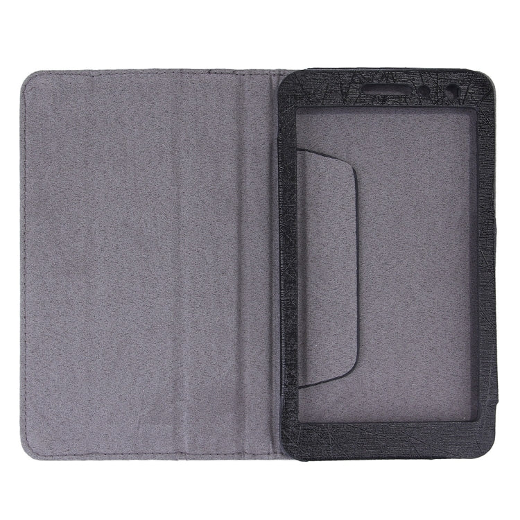 Steel Wire Texture Magnetic Horizontal Flip Leather Case with Three-Folding Holder for Huawei MediaPad T1 7.0 / T1-701u
