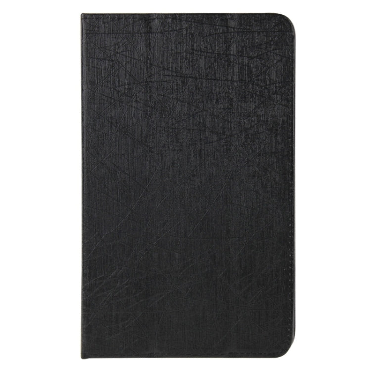 Steel Wire Texture Magnetic Horizontal Flip Leather Case with Three-Folding Holder for Huawei MediaPad S8-701u / T1-821W / T1-823W