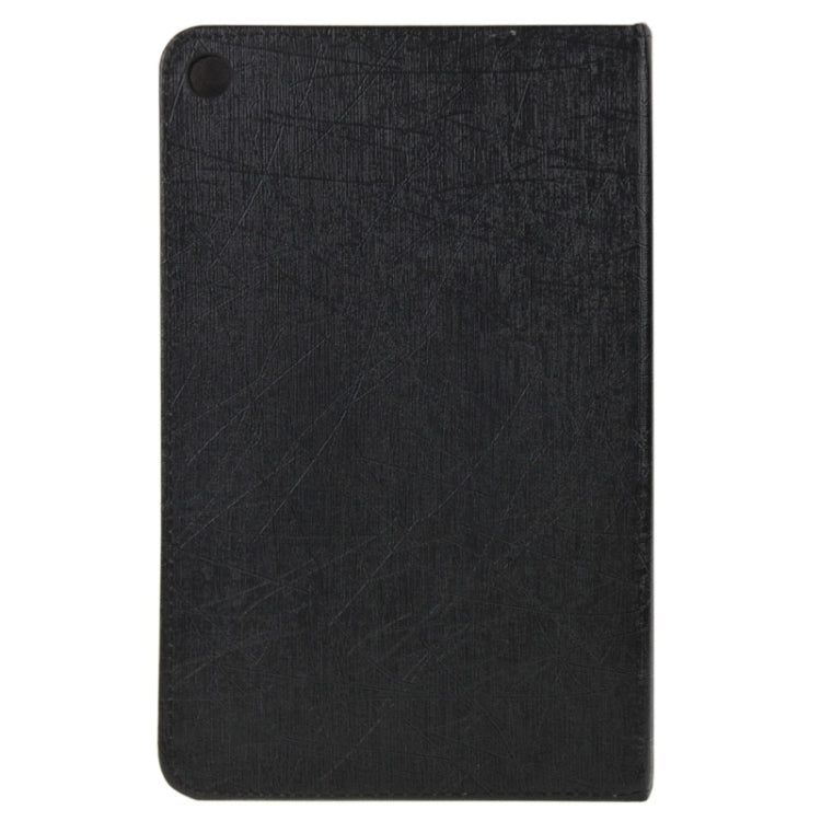 Steel Wire Texture Magnetic Horizontal Flip Leather Case with Three-Folding Holder for Huawei MediaPad S8-701u / T1-821W / T1-823W