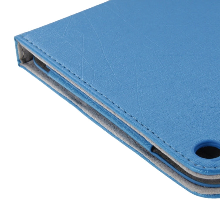 Steel Wire Texture Magnetic Horizontal Flip Leather Case with Three-Folding Holder for Huawei MediaPad S8-701u / T1-821W / T1-823W