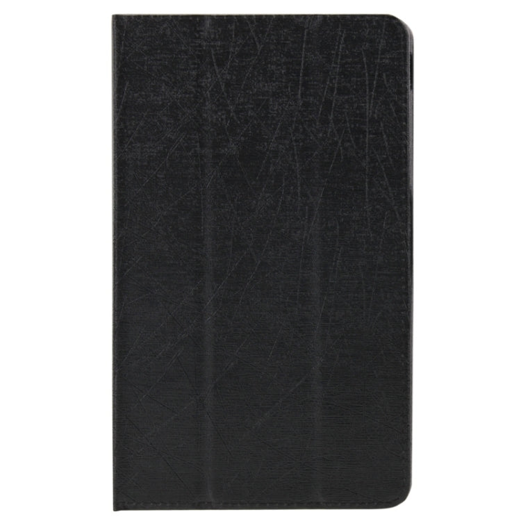Steel Wire Texture Magnetic Horizontal Flip Leather Case with Three-Folding Holder for Huawei MediaPad M2 8.0
