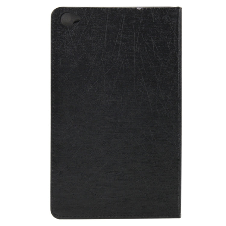 Steel Wire Texture Magnetic Horizontal Flip Leather Case with Three-Folding Holder for Huawei MediaPad M2 8.0