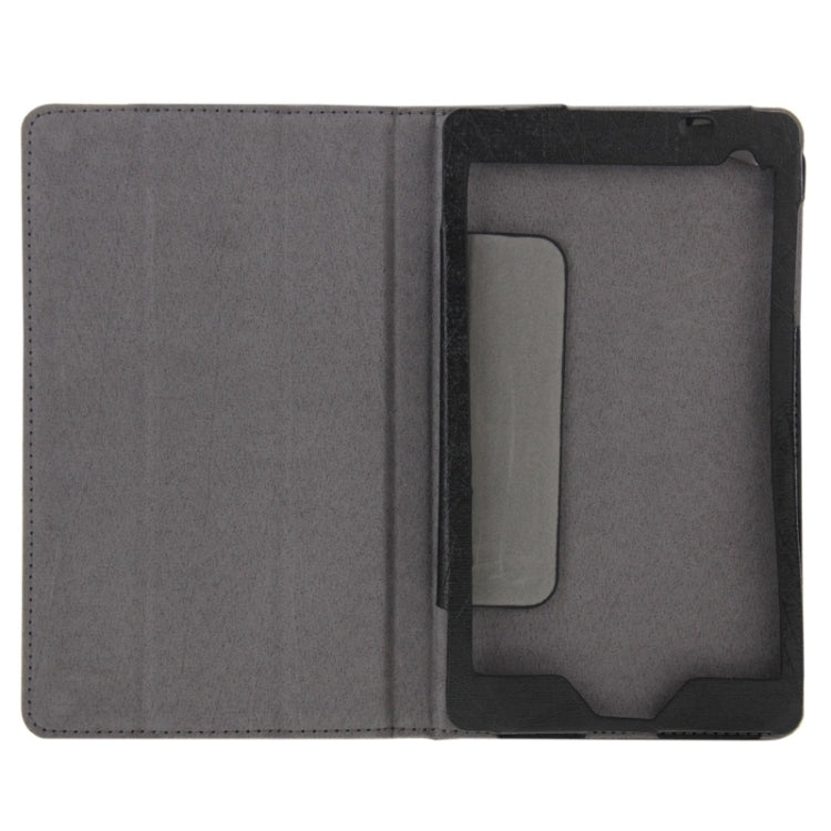 Steel Wire Texture Magnetic Horizontal Flip Leather Case with Three-Folding Holder for Huawei MediaPad M2 8.0