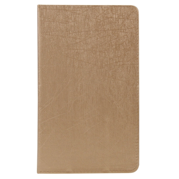 Steel Wire Texture Magnetic Horizontal Flip Leather Case with Three-Folding Holder for Huawei MediaPad M2 8.0