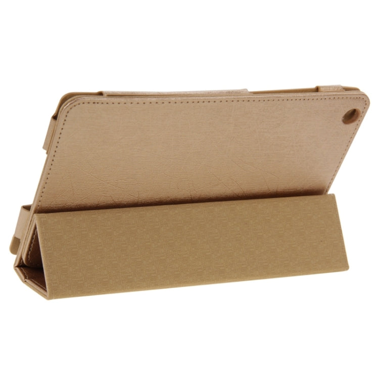 For Lenovo IdeaTab A8-50 / A5500 Steel Wire Texture Magnetic Horizontal Flip Leather Case with Holder