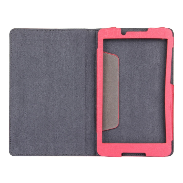 For Lenovo IdeaTab A8-50 / A5500 Steel Wire Texture Magnetic Horizontal Flip Leather Case with Holder
