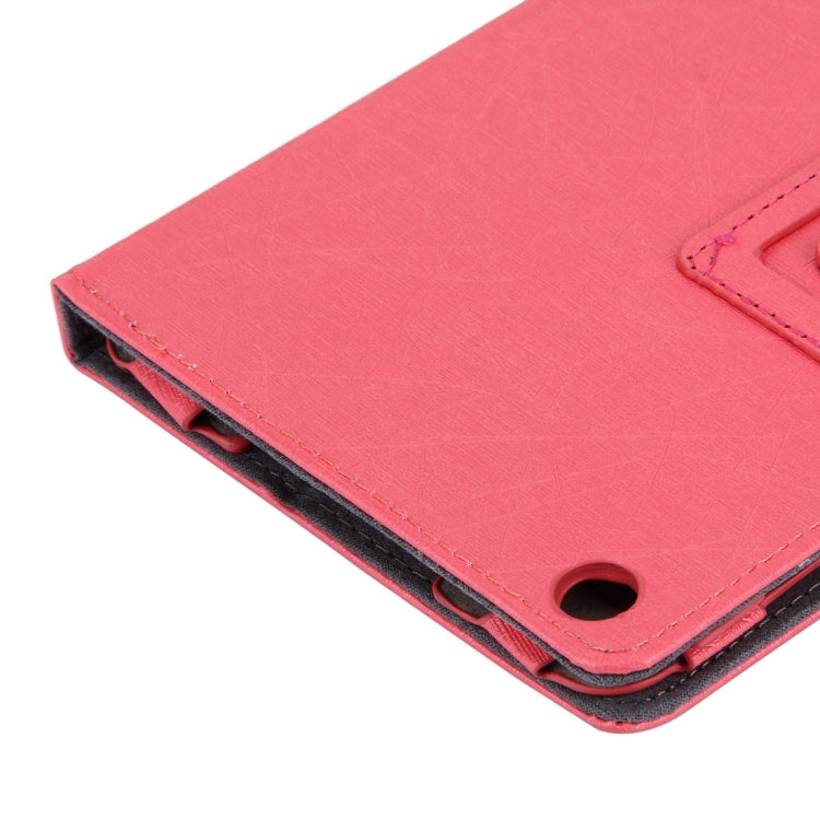 For Lenovo IdeaTab A8-50 / A5500 Steel Wire Texture Magnetic Horizontal Flip Leather Case with Holder