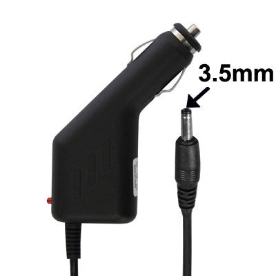 3.5mm DC Plug Car Charger for Tablet PC, Output: 9V / 2A(Black)