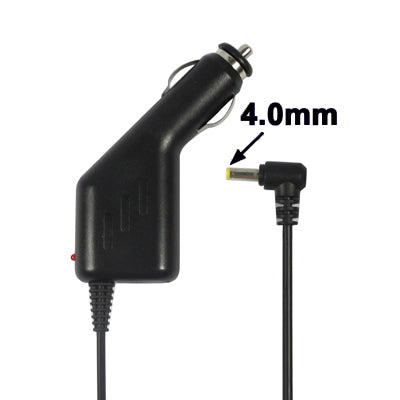 Car Charger for S-WMC-0202, S-WMC-0206A, Output Tip: 4.0mm(Black)