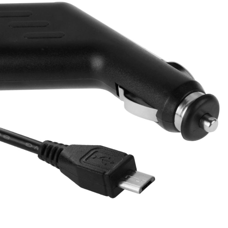 Micro USB Car Charger for Tablet PC, Output: 5V / 2A(Black)