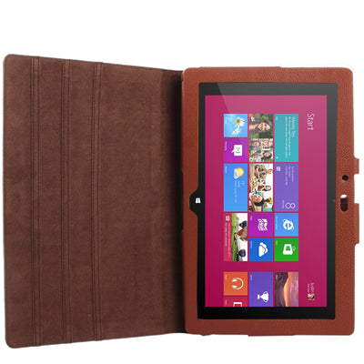 Litchi Texture Leather Case with Sleep / Wake-up &