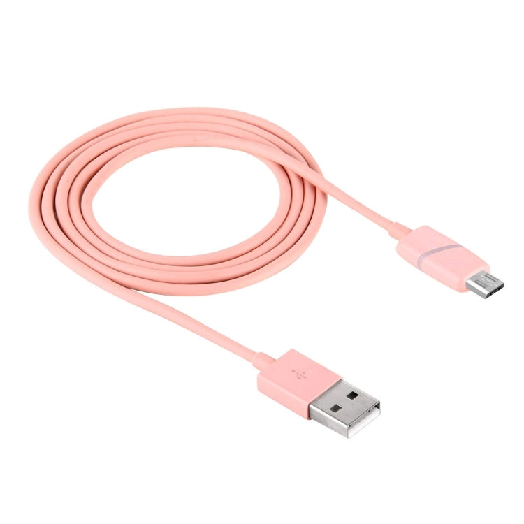 1M Circular Bobbin Gift Box Style Micro USB to USB 2.0 Data Sync Cable with LED Indicator Light, For Samsung, HTC, Sony, Huawei, Xiaomi