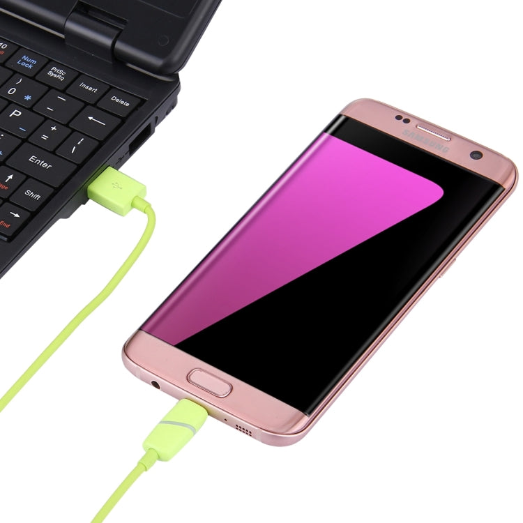 1M Circular Bobbin Gift Box Style Micro USB to USB 2.0 Data Sync Cable with LED Indicator Light, For Samsung, HTC, Sony, Huawei, Xiaomi