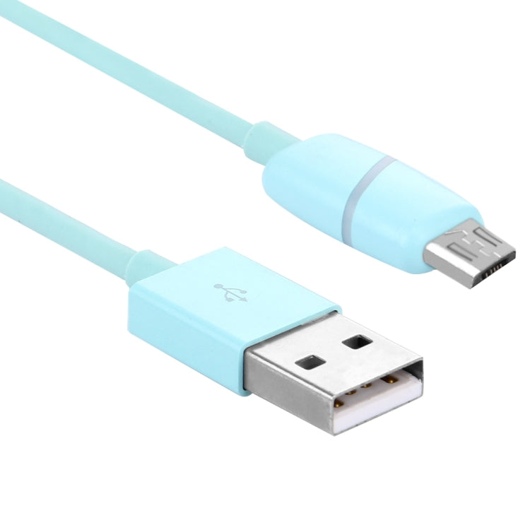 1M Circular Bobbin Gift Box Style Micro USB to USB 2.0 Data Sync Cable with LED Indicator Light, For Samsung, HTC, Sony, Huawei, Xiaomi