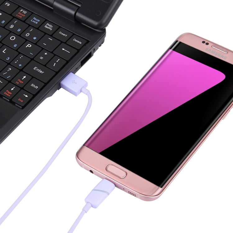 1M Circular Bobbin Gift Box Style Micro USB to USB 2.0 Data Sync Cable with LED Indicator Light, For Samsung, HTC, Sony, Huawei, Xiaomi