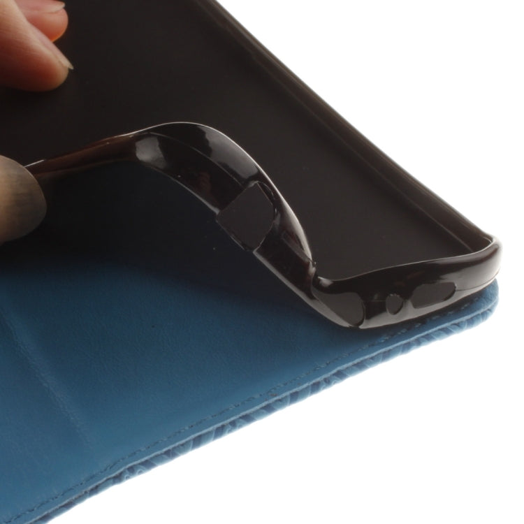 For Galaxy S7 / G930 Embossed Floral Pattern Horizontal Flip Leather Case with Card Slots & Holder & Lanyard