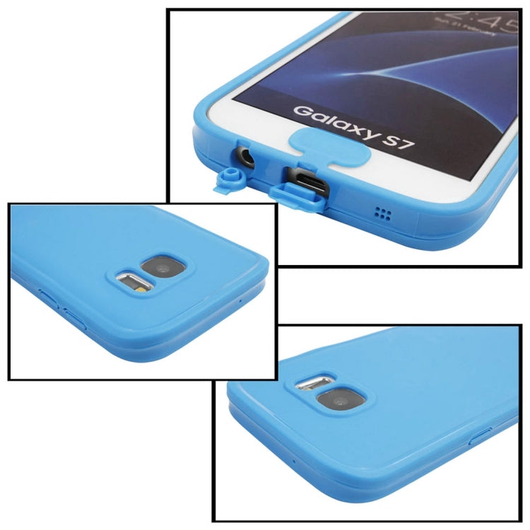 For Galaxy S7 / G930 3ATM Life Waterproof TPU Protective Case