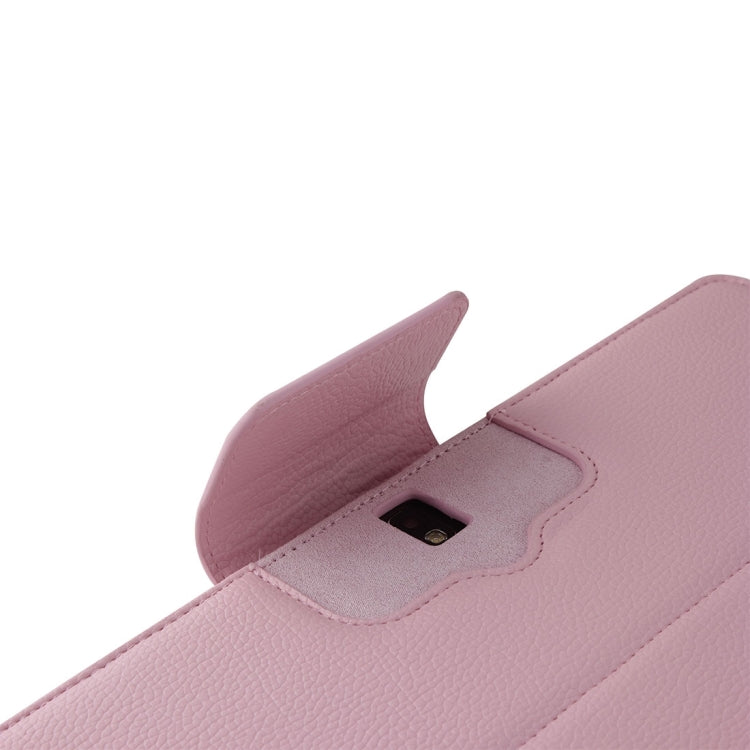 For 12.2 inch Galaxy Note Pro / P900 Separable Litchi Texture Horizontal Flip Leather Tablet Case + Bluetooth Keyboard with Holder & Selfie Function