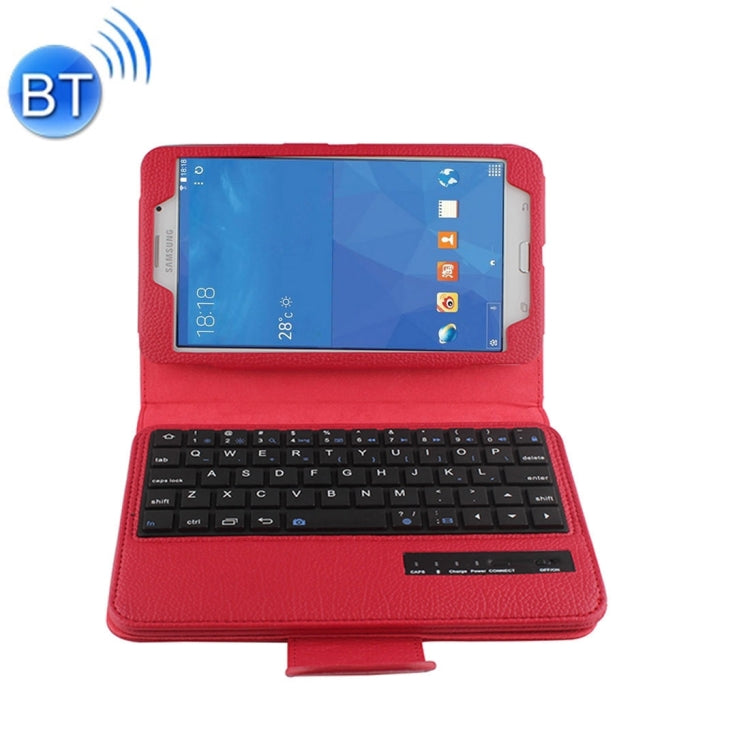 For Galaxy Tab 4 7.0 / T230 Separable Litchi Texture Horizontal Flip Leather Tablet Case + Bluetooth Keyboard with Holder & Selfie Function