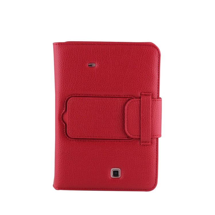 For Galaxy Tab 4 7.0 / T230 Separable Litchi Texture Horizontal Flip Leather Tablet Case + Bluetooth Keyboard with Holder & Selfie Function