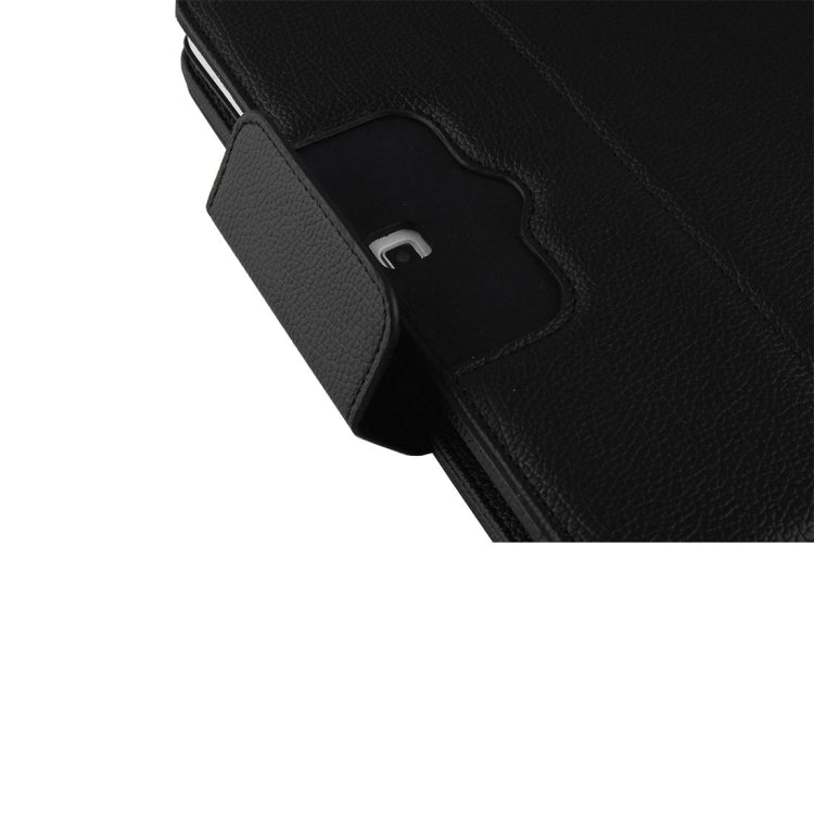 For Galaxy Tab 4 10.1 / T530 Separable Litchi Texture Horizontal Flip Leather Tablet Case + Bluetooth Keyboard with Holder & Selfie Function