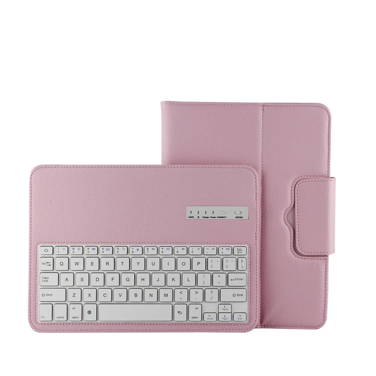 For Galaxy Tab 4 10.1 / T530 Separable Litchi Texture Horizontal Flip Leather Tablet Case + Bluetooth Keyboard with Holder & Selfie Function