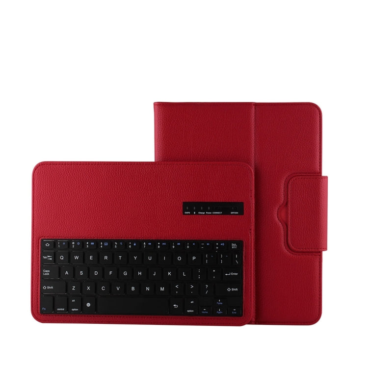 For Galaxy Tab 4 10.1 / T530 Separable Litchi Texture Horizontal Flip Leather Tablet Case + Bluetooth Keyboard with Holder & Selfie Function