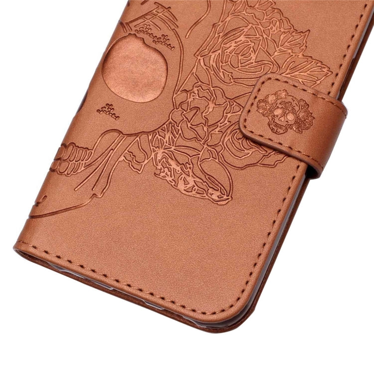 For Galaxy S7 Edge / G935 Skull Printing Horizontal Flip Leather Case with Holder & Card Slots & Wallet & Lanyard