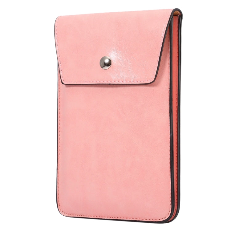 Crazy Horse Texture Universal Business Vertical Two Layers Multi-function Leather Shoulder Bag with Card Slots for iPhone 6 Plus & 6S Plus / Galaxy S7 Edge / Huawei Mate 8