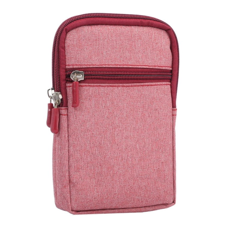 Universal Jeans Leisure Style Leather Case / Waist Bag for Galaxy S9+ & S8+ & Note 8 & S7 Edge / iPhone X & 7 & 7 Plus & 6 Plus & 6s Plus / Huawei Mate 8, Size:18.0 x 11.0 x 2.5cm