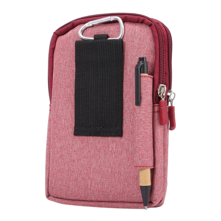 Universal Jeans Leisure Style Leather Case / Waist Bag for Galaxy S9+ & S8+ & Note 8 & S7 Edge / iPhone X & 7 & 7 Plus & 6 Plus & 6s Plus / Huawei Mate 8, Size:18.0 x 11.0 x 2.5cm