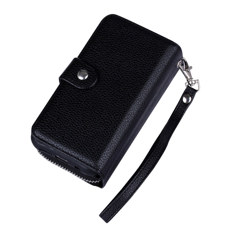 For Galaxy S7 / G930 Lithi Texture Separable Horizontal Flip Leather Case with Card Slots & Wallet & Photo Frame & Lanyard