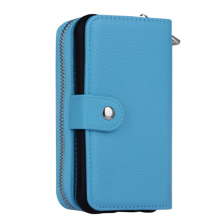 For Galaxy S7 Edge / G935 Zipper Lithi Texture Separable Horizontal Flip Leather Case with Card Slots & Wallet & Photo Frame & Lanyard