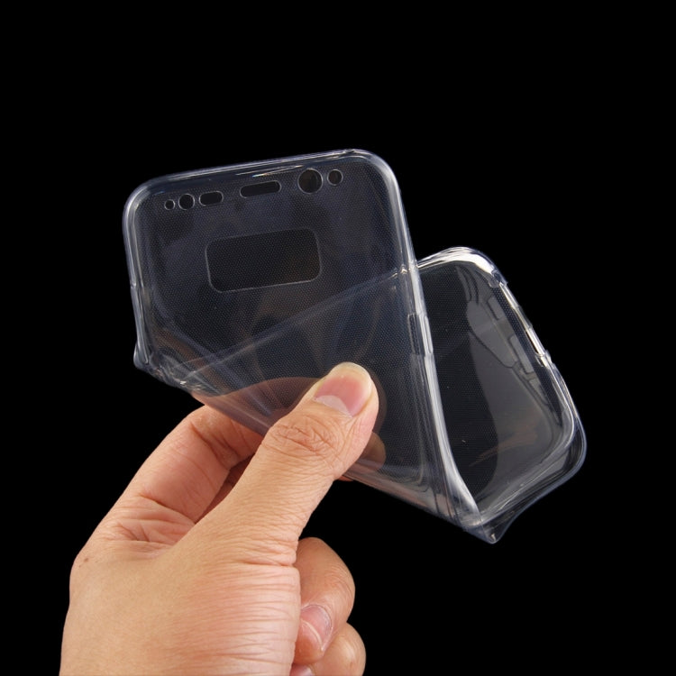 For Galaxy S8 0.75mm Double-sided Ultra-thin Transparent TPU Protective Case