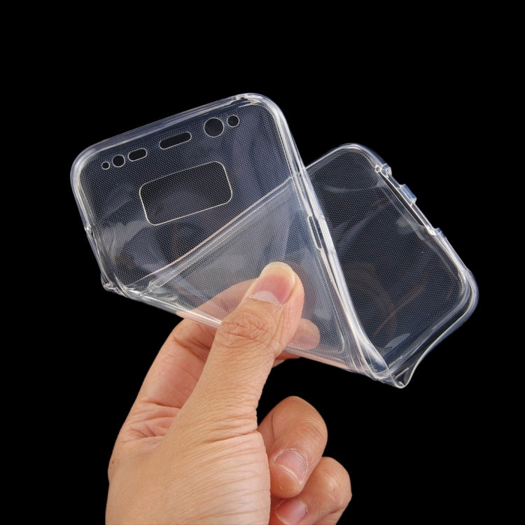 For Galaxy S8 0.75mm Double-sided Ultra-thin Transparent TPU Protective Case