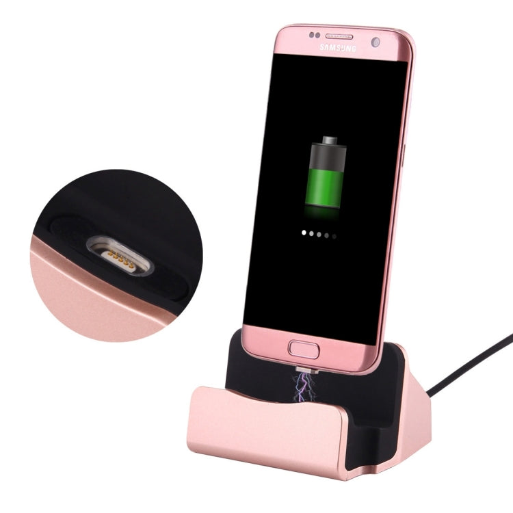 5V 1A Micro USB Sync Data / Charging Magnetic Desktop Station Dock Charger, For Samsung, HTC, LG, Sony, Huawei, Lenovo and other Smartphones