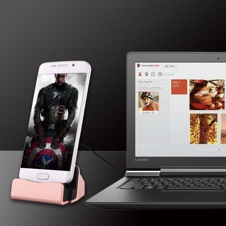 5V 1A Micro USB Sync Data / Charging Magnetic Desktop Station Dock Charger, For Samsung, HTC, LG, Sony, Huawei, Lenovo and other Smartphones