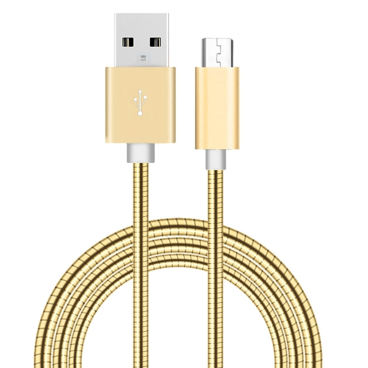 1m Micro USB to USB 2.0 Flexible Metal Data Sync Charging Cable