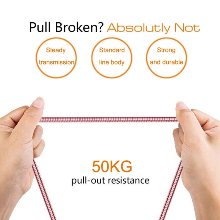 1m Micro USB to USB 2.0 Flexible Metal Data Sync Charging Cable