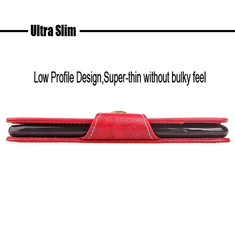 For Galaxy Note 8 Retro Crazy Horse Texture Wax Fake Leather Horizontal Flip Leather Case with Holder & Card Slots & Wallet & Lanyard