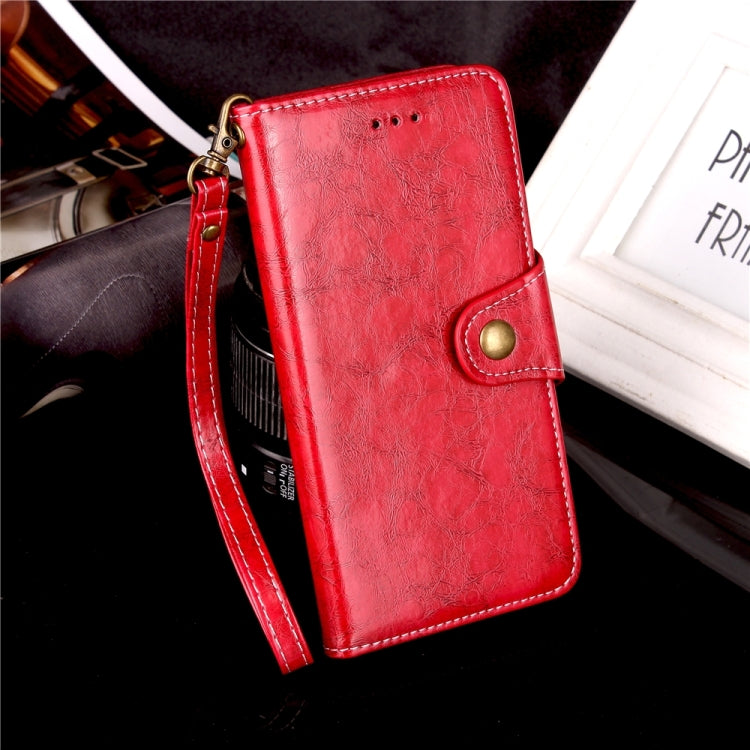 For Galaxy Note 8 Retro Crazy Horse Texture Wax Fake Leather Horizontal Flip Leather Case with Holder & Card Slots & Wallet & Lanyard