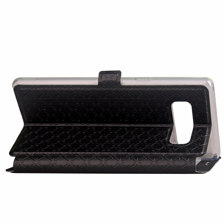 For Galaxy Note 8 Argyles Texture Horizontal Flip Leather Case with Holder & Card Slots & Call Display ID