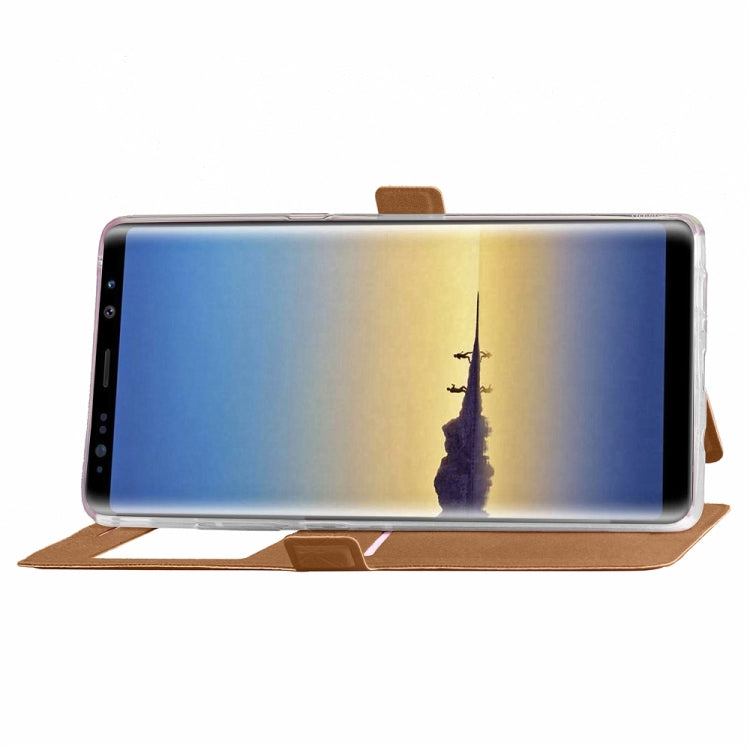 For Galaxy Note 8 Argyles Texture Horizontal Flip Leather Case with Holder & Card Slots & Call Display ID