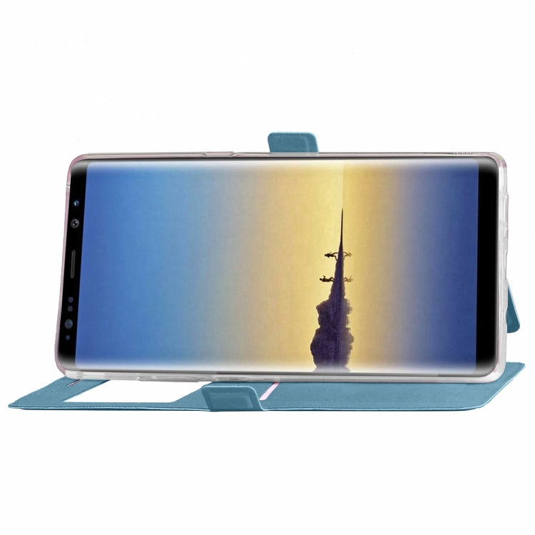 For Galaxy Note 8 Argyles Texture Horizontal Flip Leather Case with Holder & Card Slots & Call Display ID